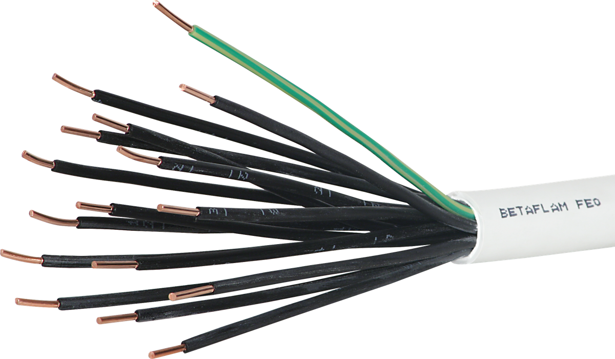 Installationskabel FE0 16×1.5mm² 15LPE grau Dca