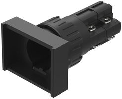 Leuchtdrucktastervorsatz EAO31 hoch 18×24mm Ø16mm 2Ö 2S IP40