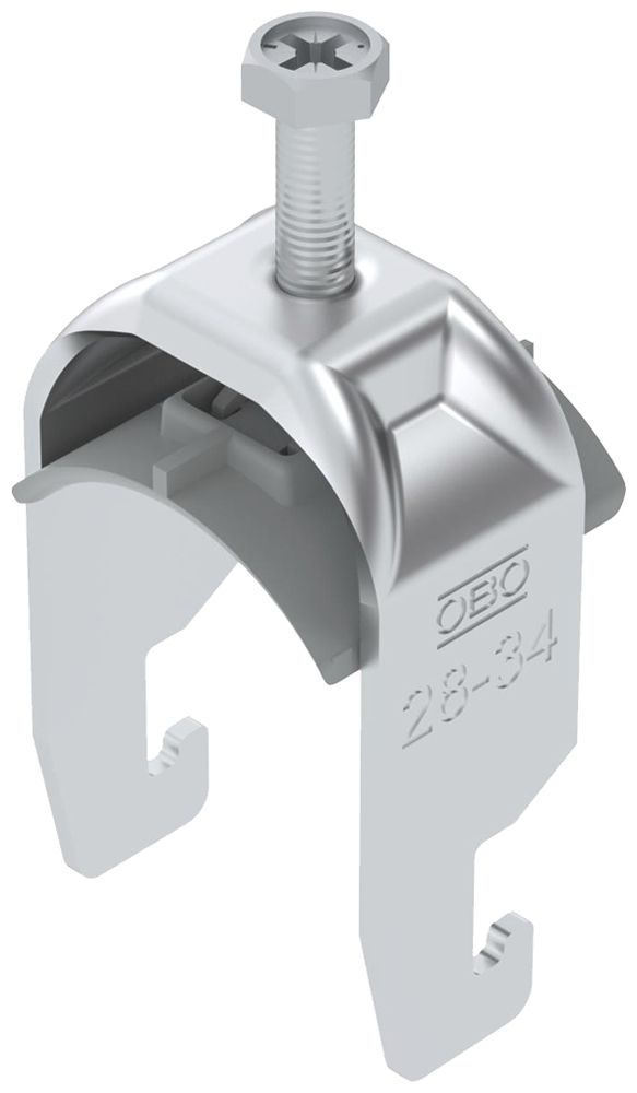 Fixation rapide BET 2056 pied à U matière synthétique 28…34mm 1×câble aluminium