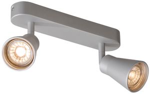 Decken-/Wandleuchte SLV AVO DOUBLE CW GU10 2×50W 240×95×115mm silber