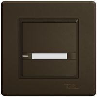 UP-Universaltaster EDIZIO.liv UNI SNAPFIX® 5…48V m.LED blau 1× 2-Tbed.Pap.br