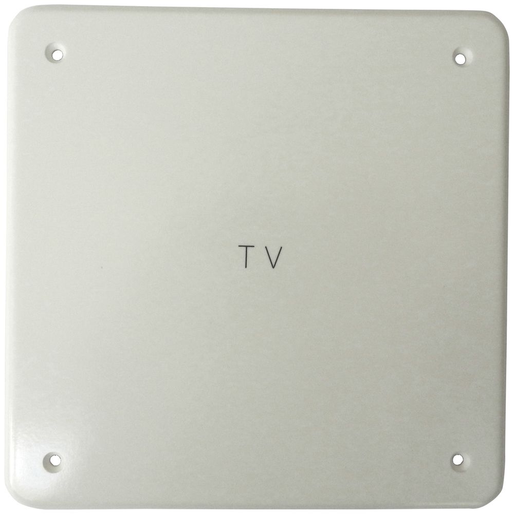 Abdeckplatte III 78mm schwarz