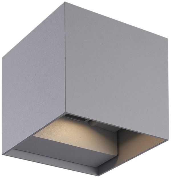 Applique LED Z-Licht cubo 10W 2×500lm 3000K IP65 alluminio