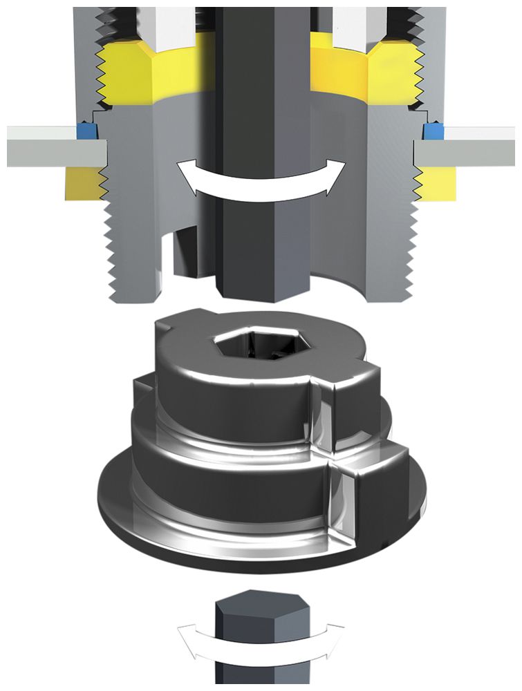 Utensile di montaggio Rittal HD 2410.290 M25 6mm