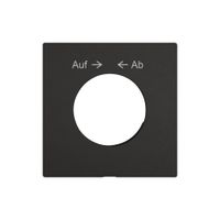 Kit di montaggio EDIZIO.liv SNAPFIX® pulsante girevole c.chi.Auf → ← Ab ne