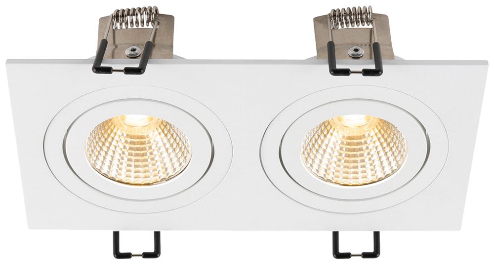 Spot LED INC SLV NEW TRIA 14W 640lm 930 38° VAR 170×90mm blanc 2×Spot