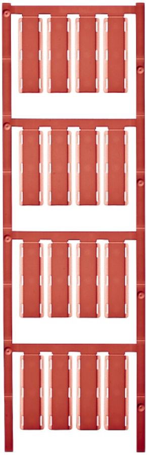 Marqueur de câble Weidmüller MultiCard SFX p.Ø7…40mm 40×9mm PA66 rouge