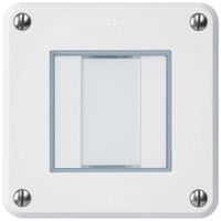 UP-Taster robusto A KNX 2× s/e-link weiss