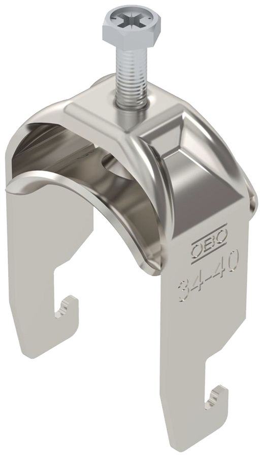 Fixation rapide BET 2056 pied à U métal 34…40mm 1×câble A4 1.4571