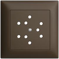 Kit frontale EDIZIOdue coffee 88×88mm 3×T12