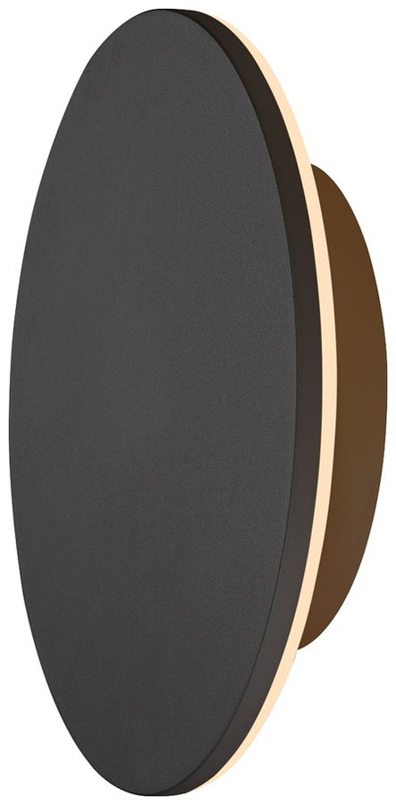 Applique LED SLV D-RING M 15W 1260lm 827/830 IP65 REG indiretto 250mm nero