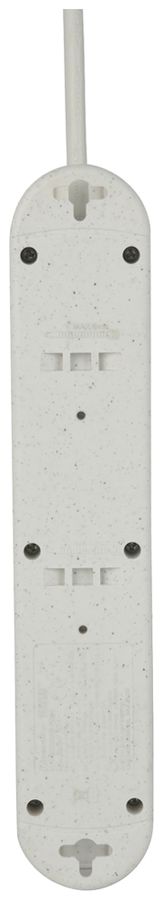 Prise multiple Re:Life 10A avec interrupteur EN/HORS 3×T13 3×USB 1.8m blanc