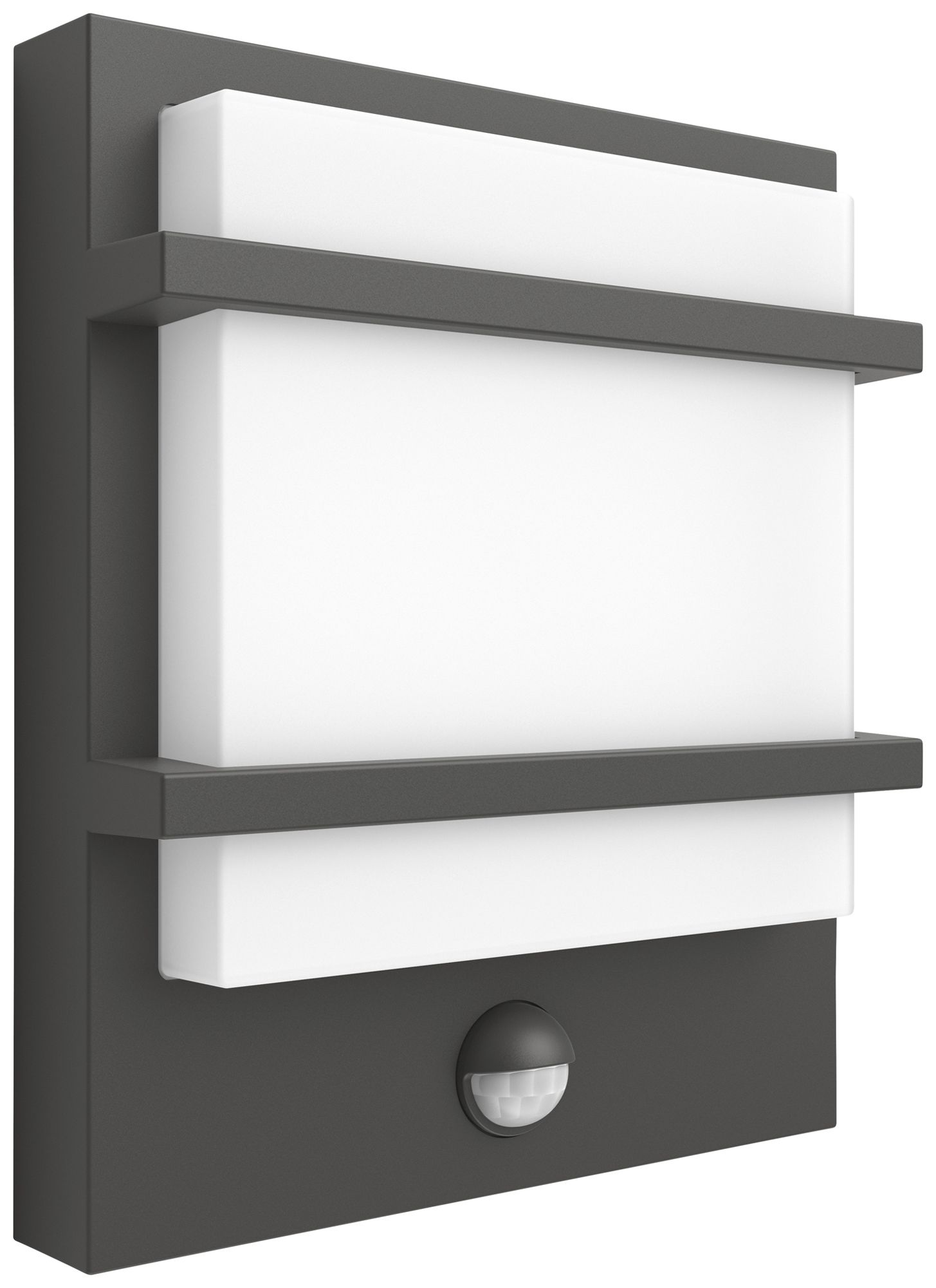 Applique LED Philips Petronia IR SEN 3.8W 800lm 827 IP44 anthracite