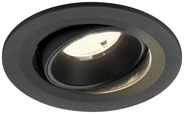 LED-Downlight SLV NUMINOS MOVE S 6.7W 1050lm 4000K WB DALI Ø100×63.5 schwarz
