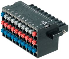 Buchsenstecker Weidmüller BL-I/O Flansch 3.5mm 30L verzinnt schwarz