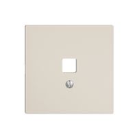 Frontset EDIZIOdue crema, 60×60mm für Datenschnittst.USB