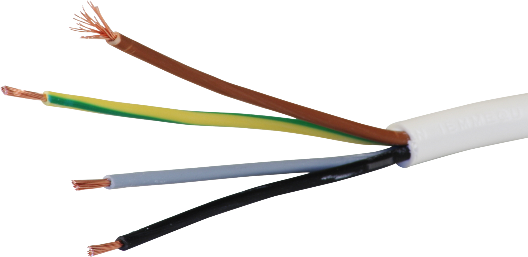 Kabel Td 4×1.5mm² 3LPE weiss Eca