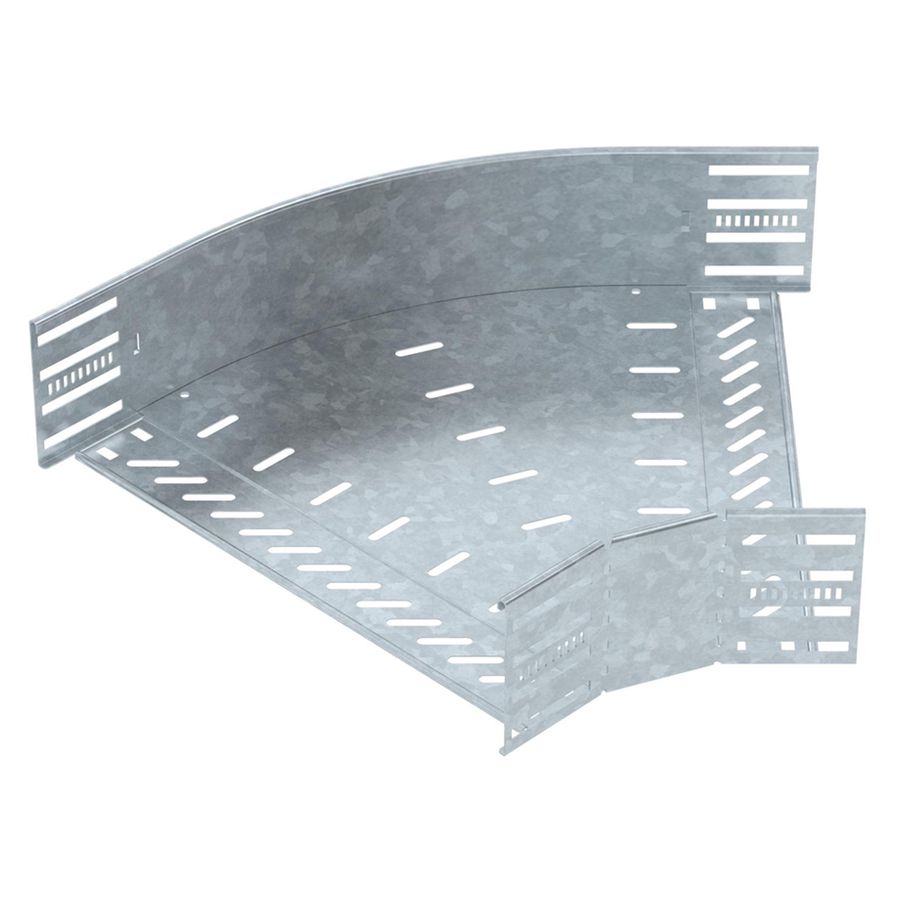 Coude BET RB 45° 110×400mm acier galvanisé à chaud