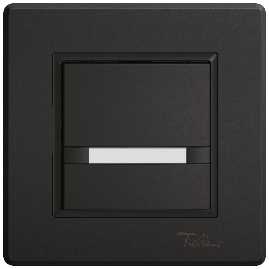 UP-Universaltaster EDIZIO.liv UNI SNAPFIX® o.LED 1× 2-Tbed.Pap.sz