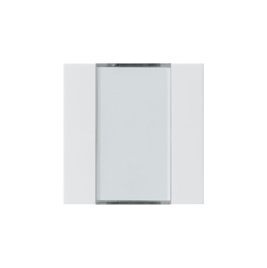 Kit frontal Hager kallysto 2×KNX systemlink/easylink blanc