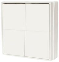 AP-Wandsender Shelly BLU Wall Switch 4 4-Kan BLE weiss