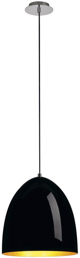 Pendelleuchte SLV PARA CONE 30 E27 60W rund IP20 schwarz/gold