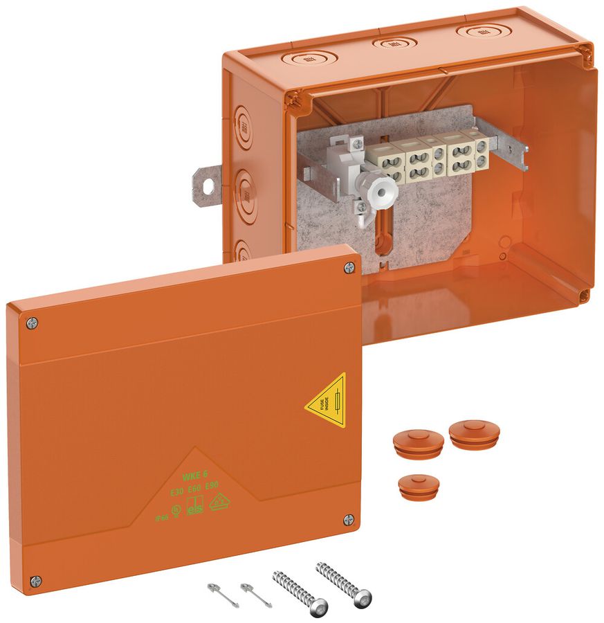 Scatola di derivazione AP Spelsberg WKE 6 5/3×10mm² E90 250×200×120mm IP66 ar