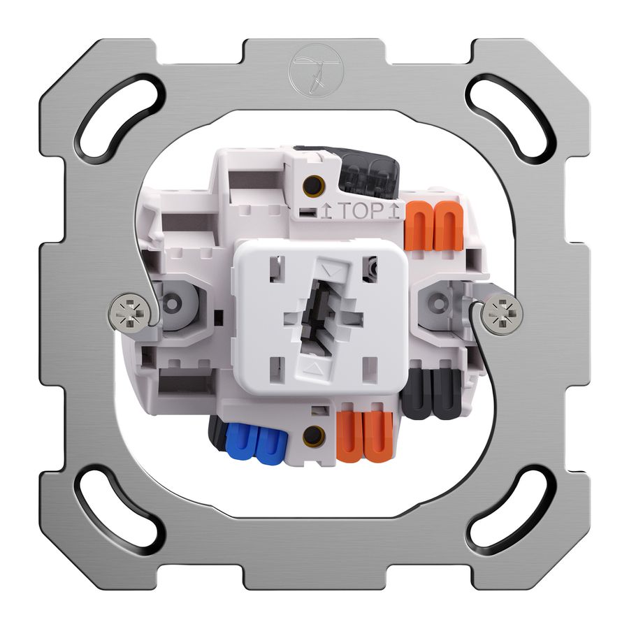 Einsatz Leuchttaster FH A-R/1P LED rot beleuchtet