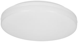 LED-Decken-/Wandleuchte FLAT HF, 18W, 230V, 1900lm, 3000K, Ø278mm, IP54, weiss