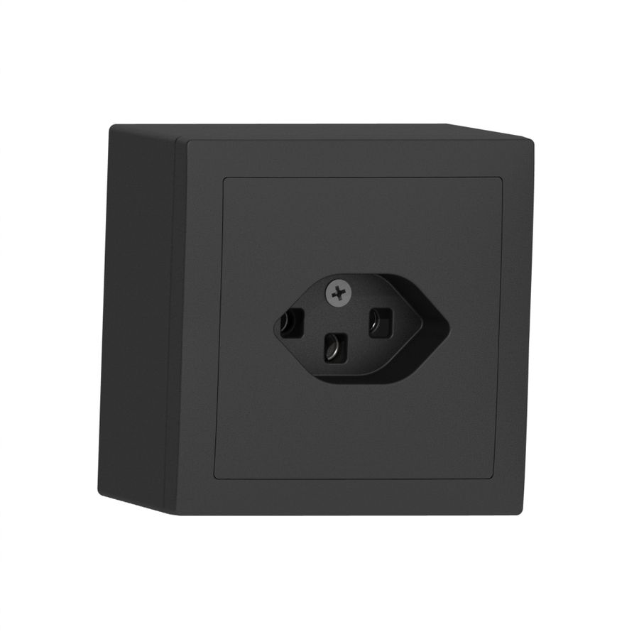 AP-Steckdose SIDUS T23 anthrazit