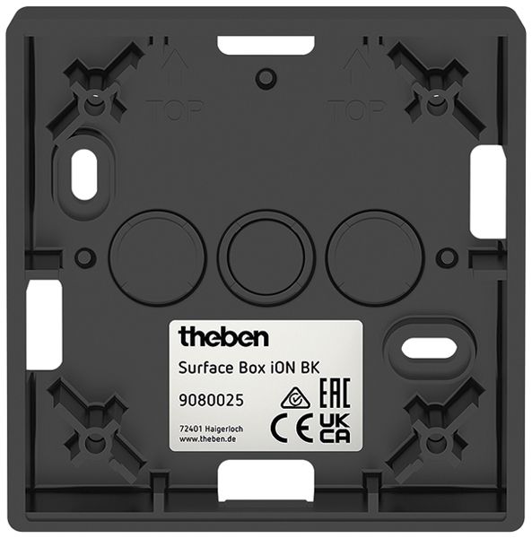 Cadre AP Theben Surface box iON pour iON noir