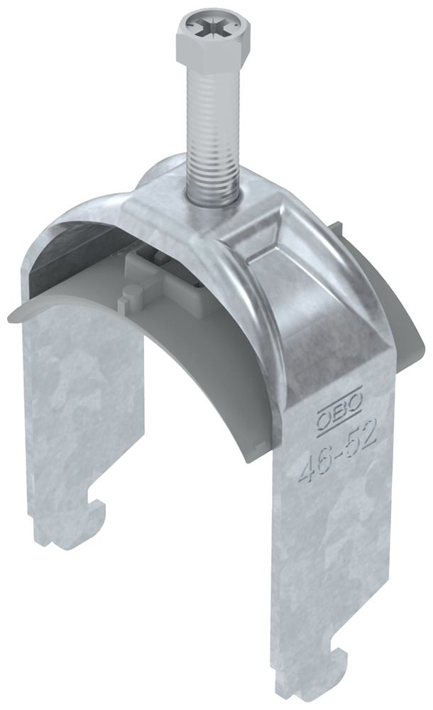 Fixation rapide BET 2056 pied à N mat.synthétique 46…52mm 1×câble acier Zn-ch-im