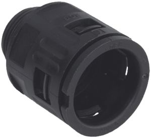 Anschlussnippel AGRO Flexa-Quick schwarz M20 für ROHRflex Ø15.8mm