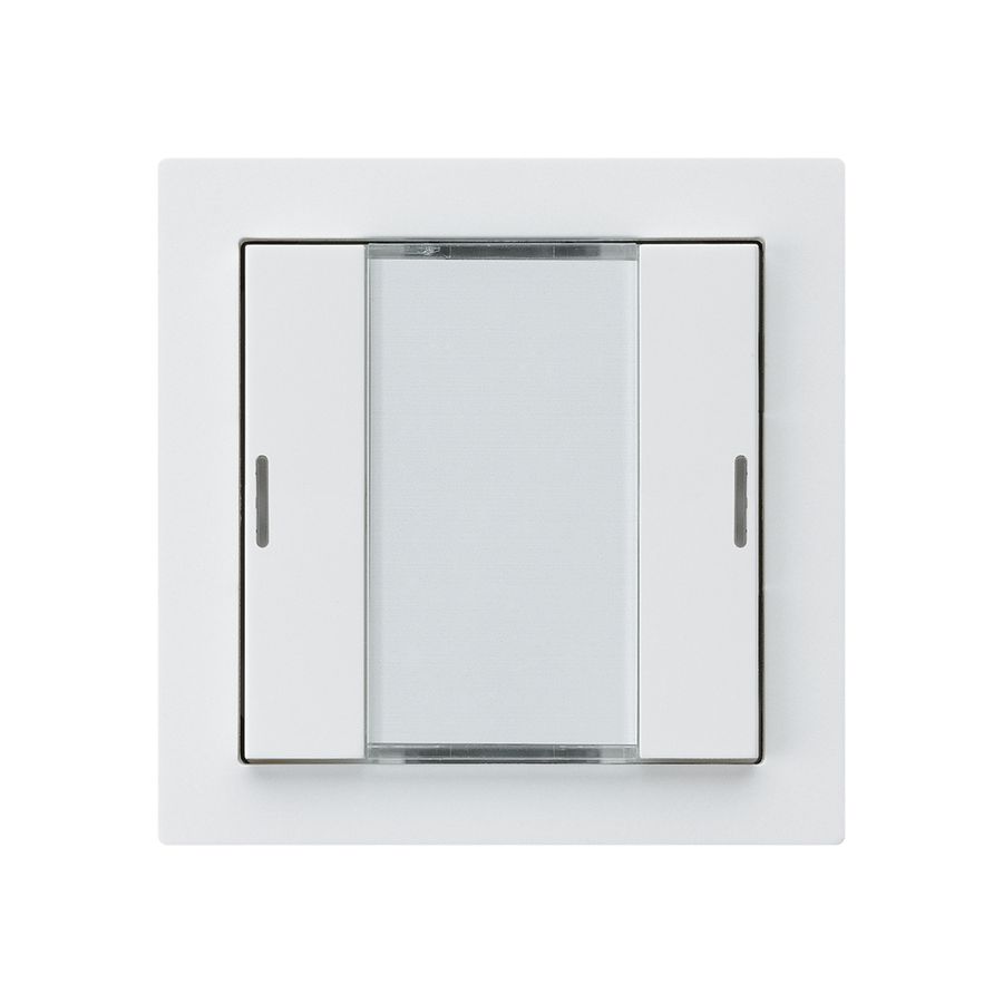 Poussoir ENC kallysto A KNX 2× LED RGB s/e-link blanc