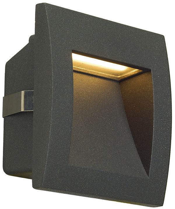 Applique LED INC SLV DOWNUNDER OUT S, 0.96W 25lm 3000K IP55 anthracite
