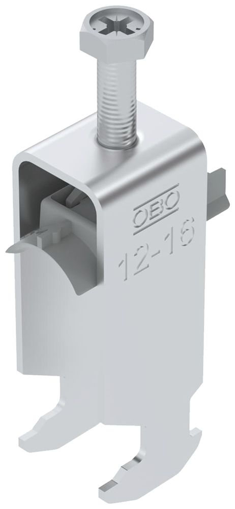 Fixation rapide BET 2056 pied à H matière synthétique 12…16mm 2×câble aluminium