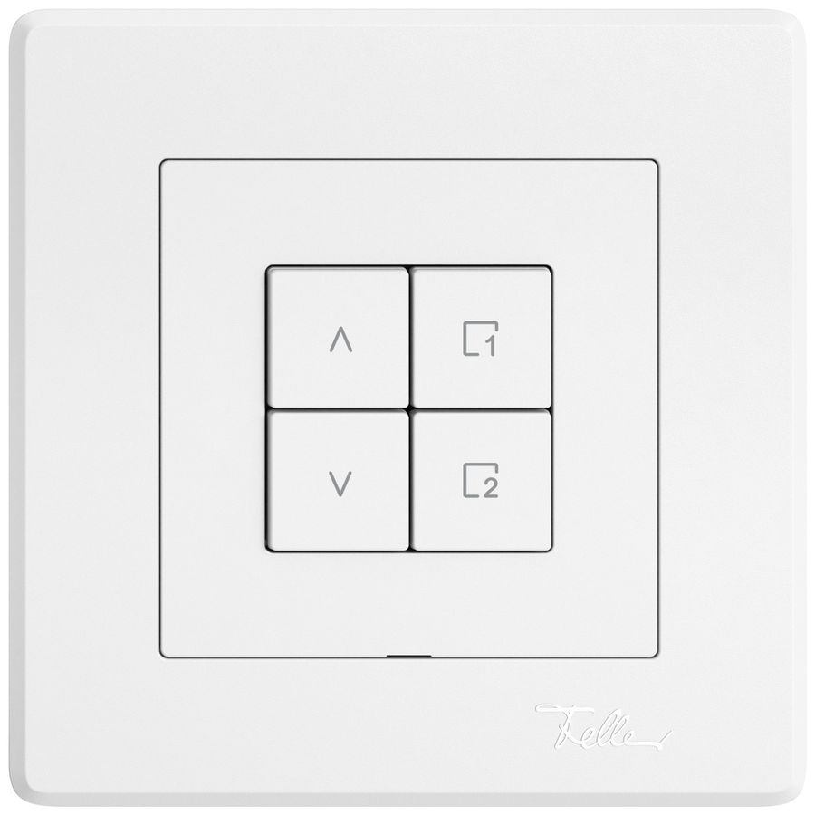 Interrupteur stores ENC EDIZIO.liv Wiser SNAPFIX® 1 scène 4 touches bc