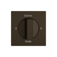 Montageset EDIZIO.liv SNAPFIX® f.Drehschalter m.Griff 0-Giorno-0-Notte br