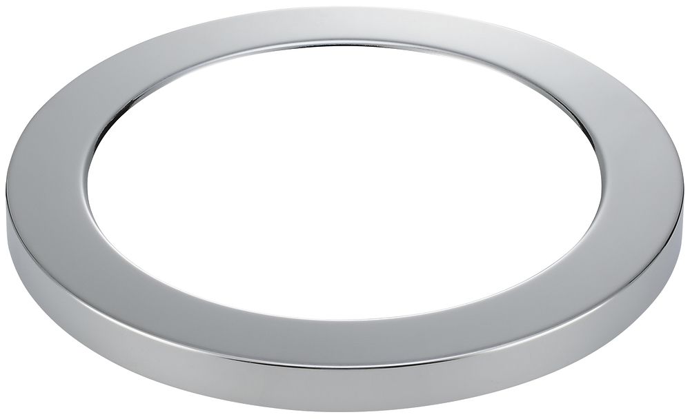 Bague décorative DOTLUX, pour Downlight LED UNISIZEplus, 12W, Ø166×15mm, chromée