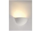 Applique SLV GL 101, E14 40W plâtre rond IP20 blanc