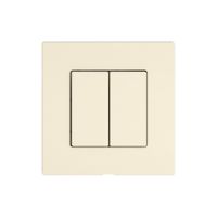 Bedienaufsatz zu Druckschalter EDIZIO.liv Wiser SNAPFIX® 2K 2T cr