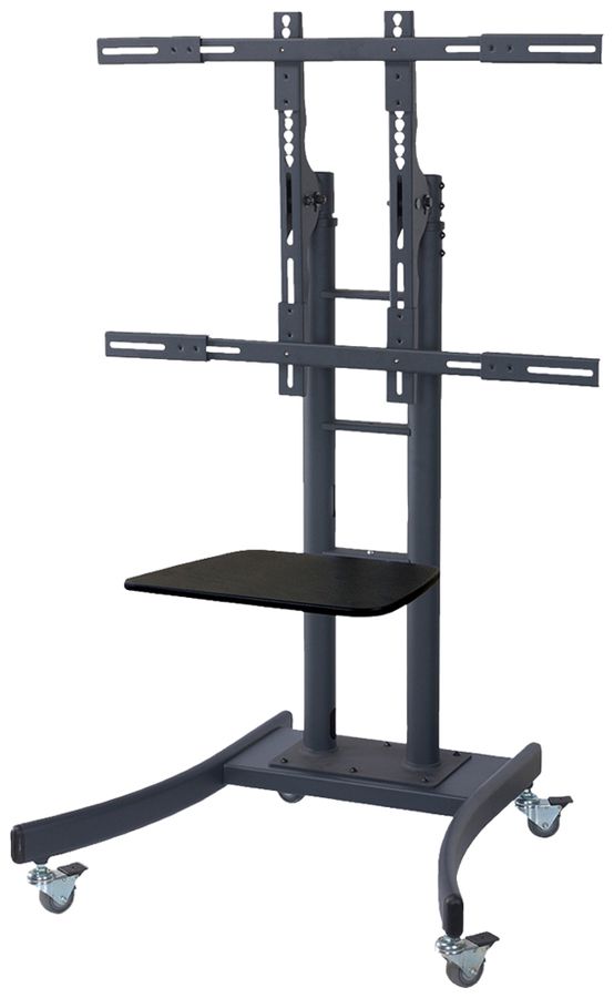 Supporto a rotelle per schermo VALUE 125kg nero