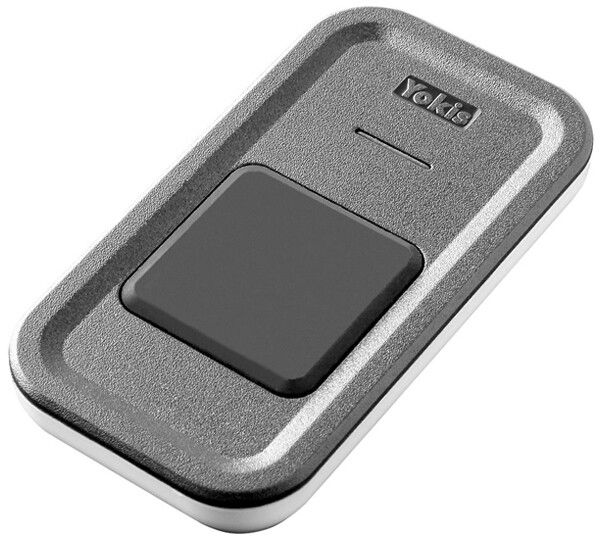 RF-Handsender YOKIS TLC1TP 1 Taste 2.4GHz grau