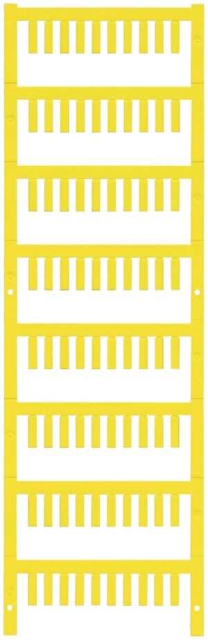Leitermarkierer Weidmüller MultiCard VT SF für Ø1.2…1.6mm 12×3.2mm PA66 gelb