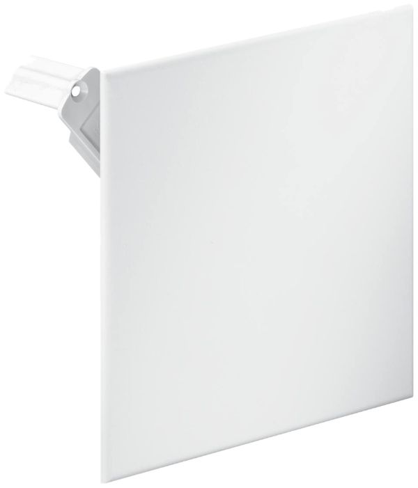 Steckdeckel AGRO 130×130 weiss mit Diagonalsteg