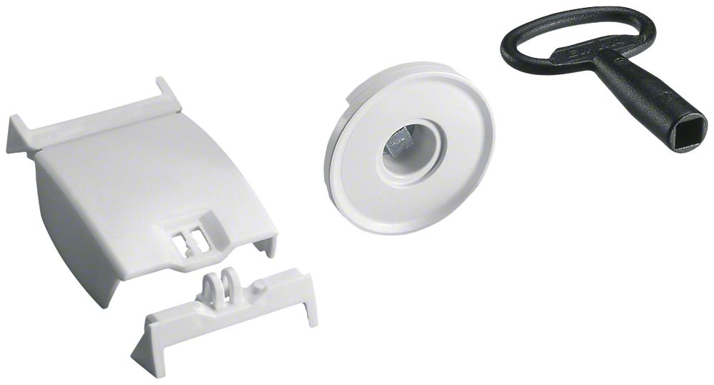 Schliessung Vierkant Hager univers mit Plombierdeckel 7mm