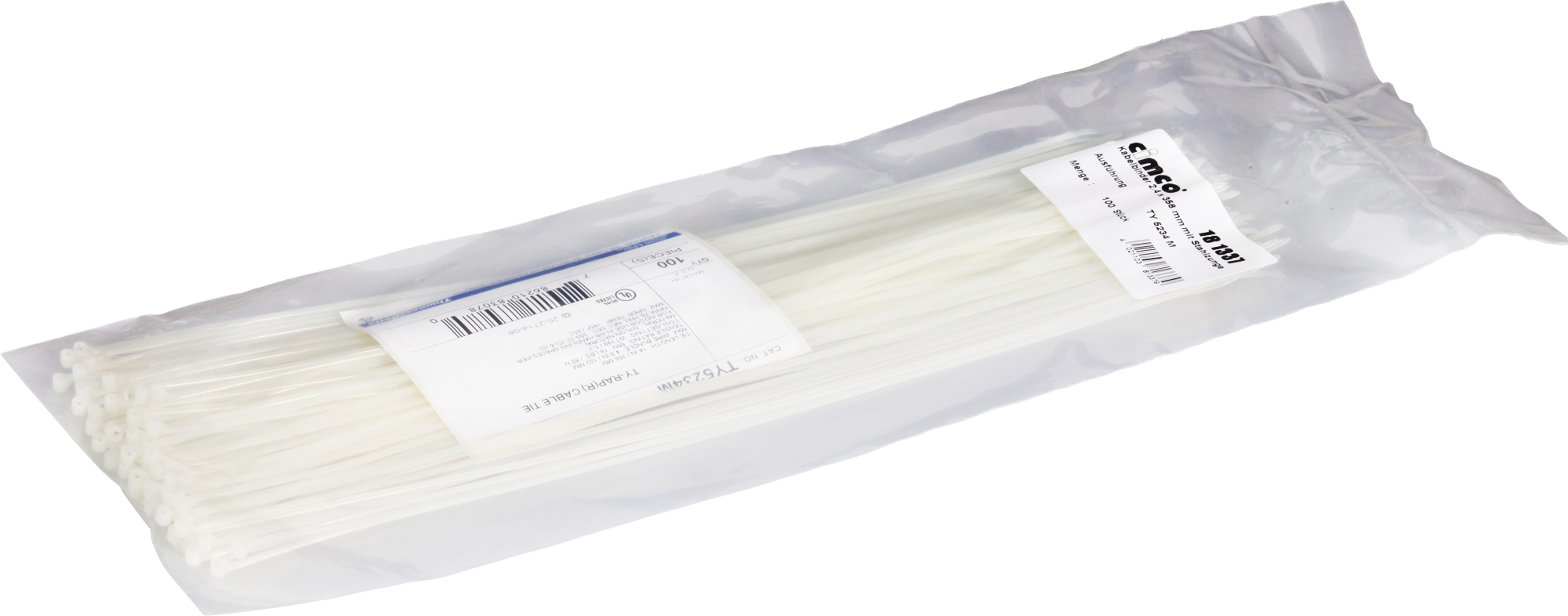 Fascetta TY-RAP TY5234M 2.4×356mm trasparente