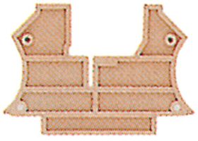 Zwischenrahmen Weidmüller ZR WPO4 DB W-Reihe