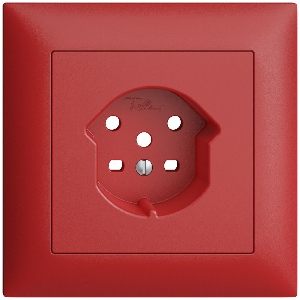 Kit frontale INC EDIZIOdue berry 88×88mm 1×T15