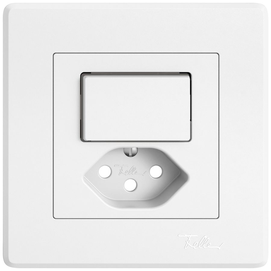 Kit de montage ENC EDIZIO.liv SNAPFIX® p.combi.T13 a.1 bouton a.lentille lat.bc